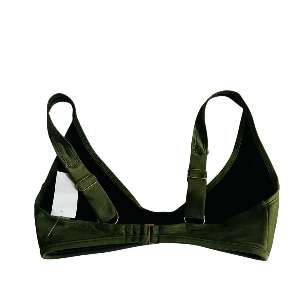 Chelsea & Violet Bikini Swim Top Size XS NWT Green - Picture 3 of 6